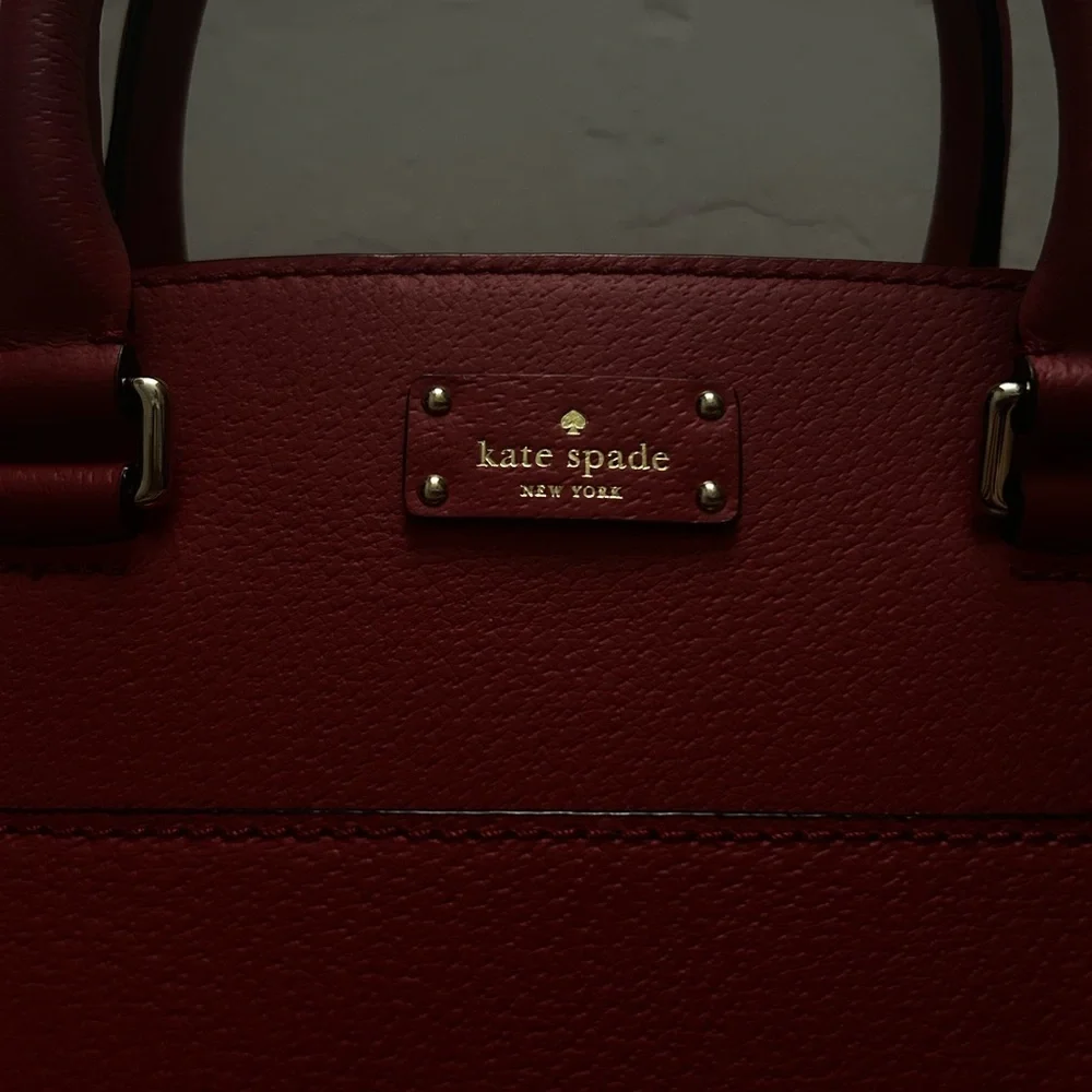Kate Spade Cherry Red Satchel - Picture 3 of 4